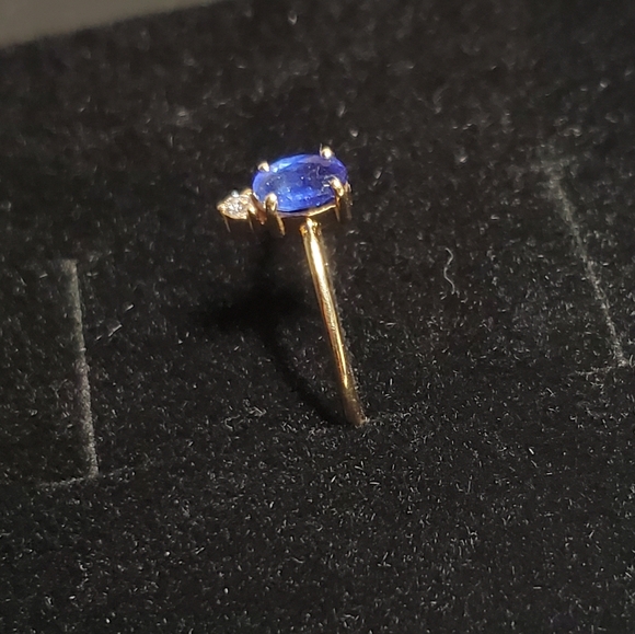 14K Gold Sapphire/Diamond Ring, 10 - Picture 7 of 14